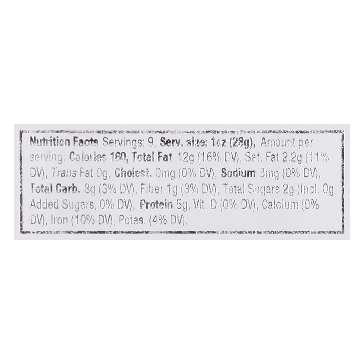 slide 8 of 13, JLM Manufacturing Raw 320 Cashews 9 oz, 9 oz