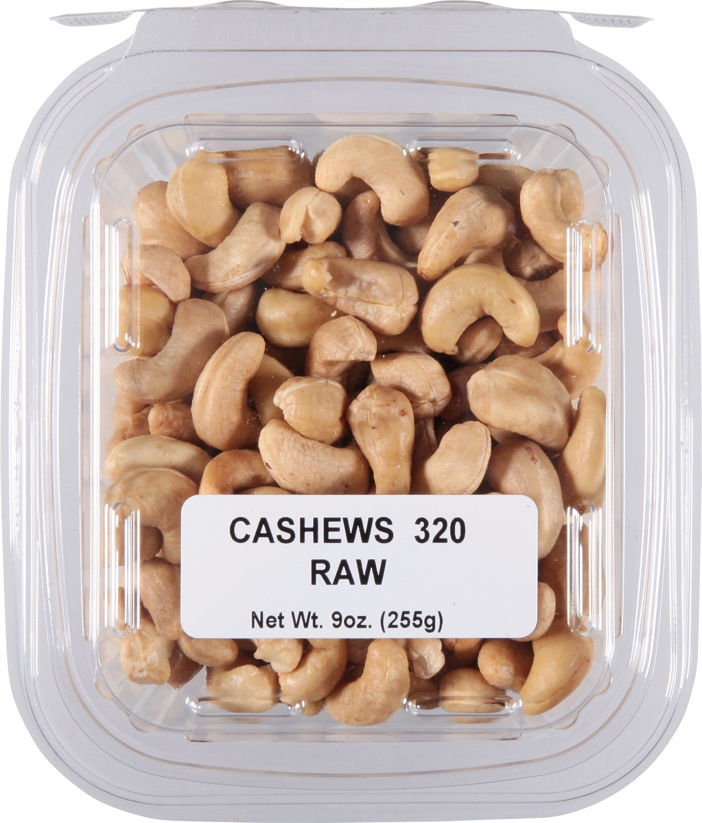 slide 10 of 13, JLM Manufacturing Raw 320 Cashews 9 oz, 9 oz