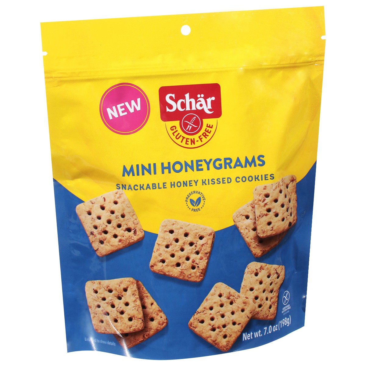 slide 4 of 4, Schär Gluten-Free Honeygrams Mini 7.0 oz, 7 oz