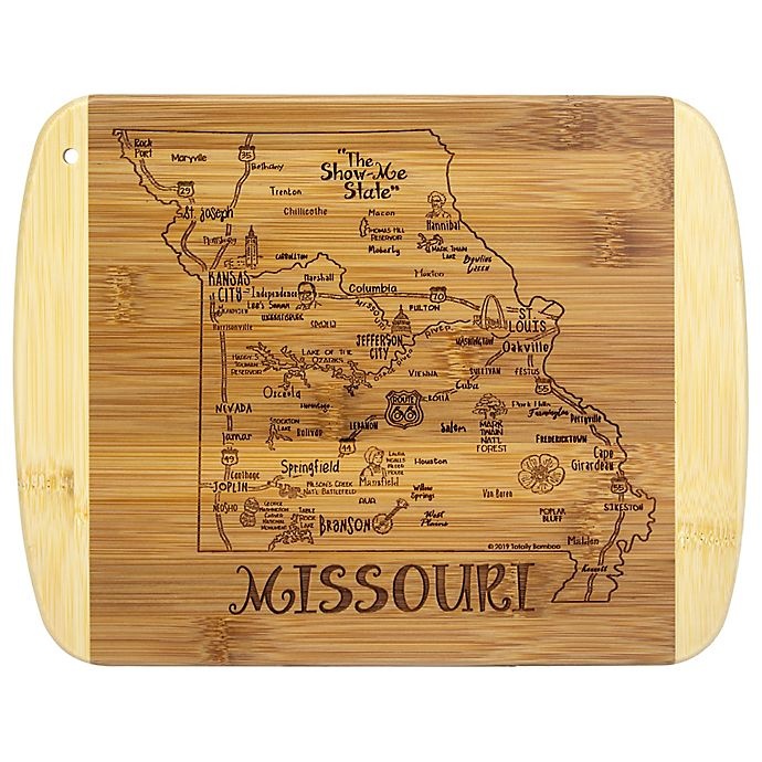 slide 1 of 1, Totally Bamboo Missouri Slice of Life Cutting Board, 1 ct