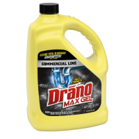 slide 14 of 29, Drano Max Gel Clog Remover, Commercial Line, 128 oz, 128 fl oz