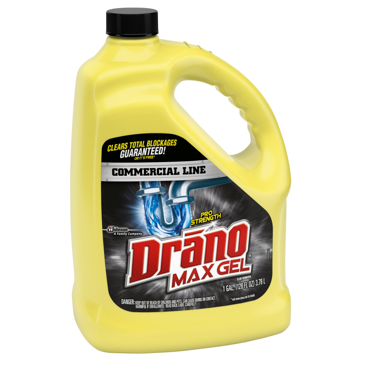 slide 16 of 29, Drano Max Gel Clog Remover, Commercial Line, 128 oz, 128 fl oz