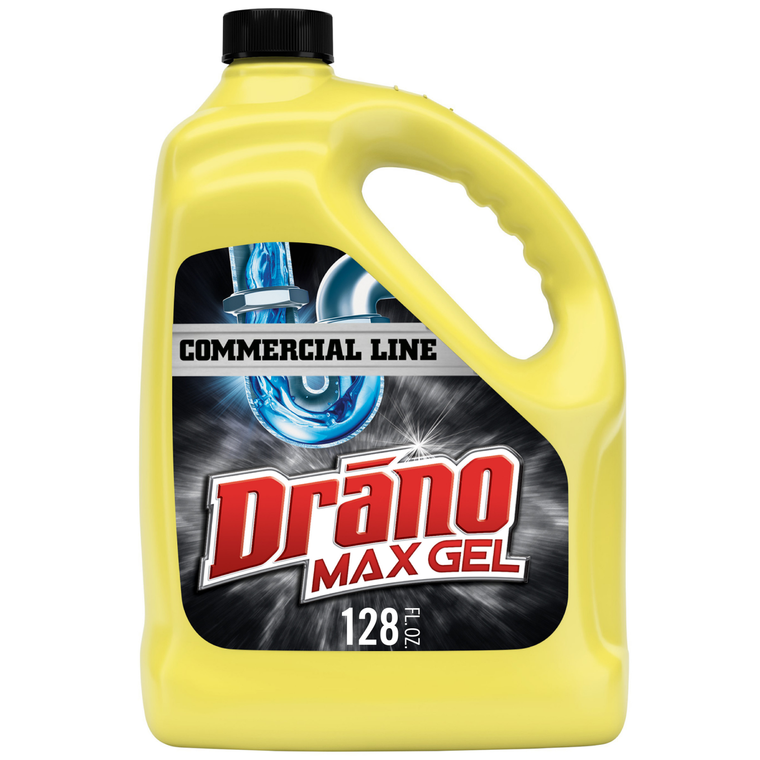 slide 1 of 5, Drano Commercial Line Pro Strength Max Gel Clog Remover 1 gl, 1 gal