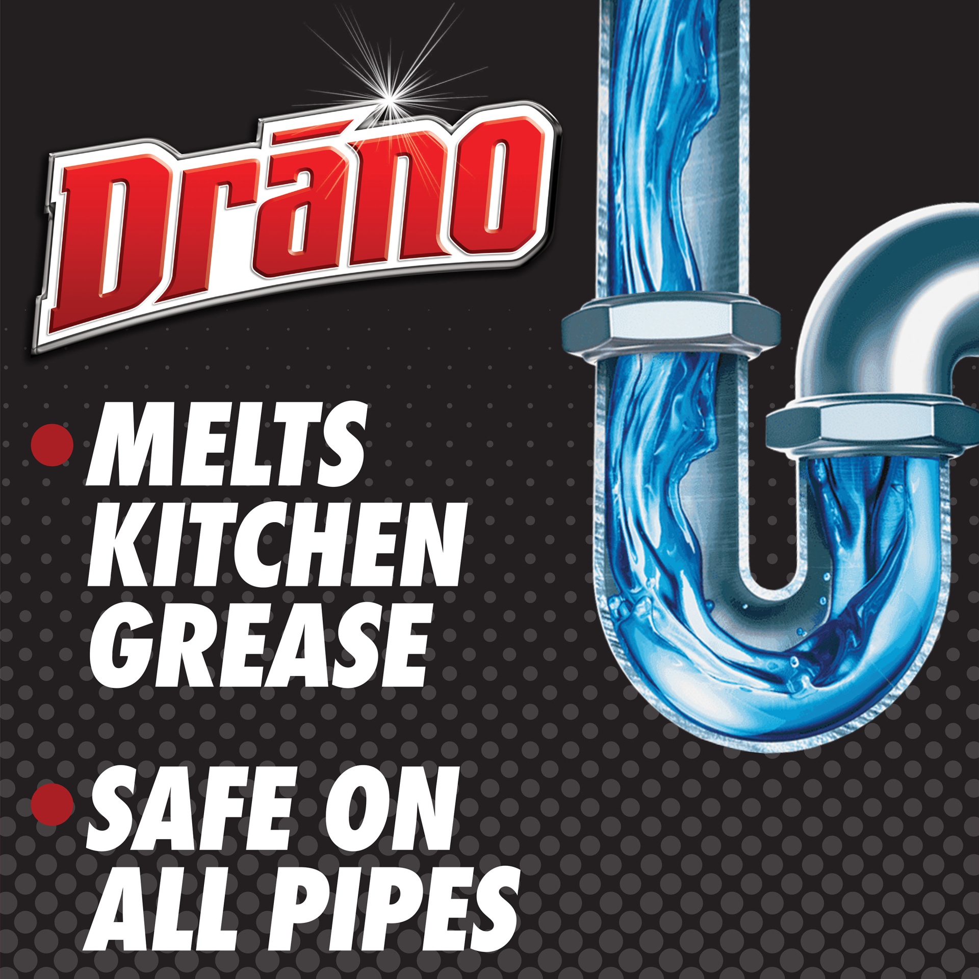 slide 3 of 7, Drano Kitchen Granules Clog Remover, 8.82 oz