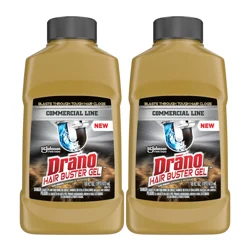 Drano Hair Buster Gel, Twin Pack