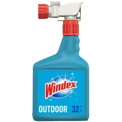 Windex Outdoor Window Cleaner, Concentrated Cleaning Sprayer for Garden Hose, 32 fl oz