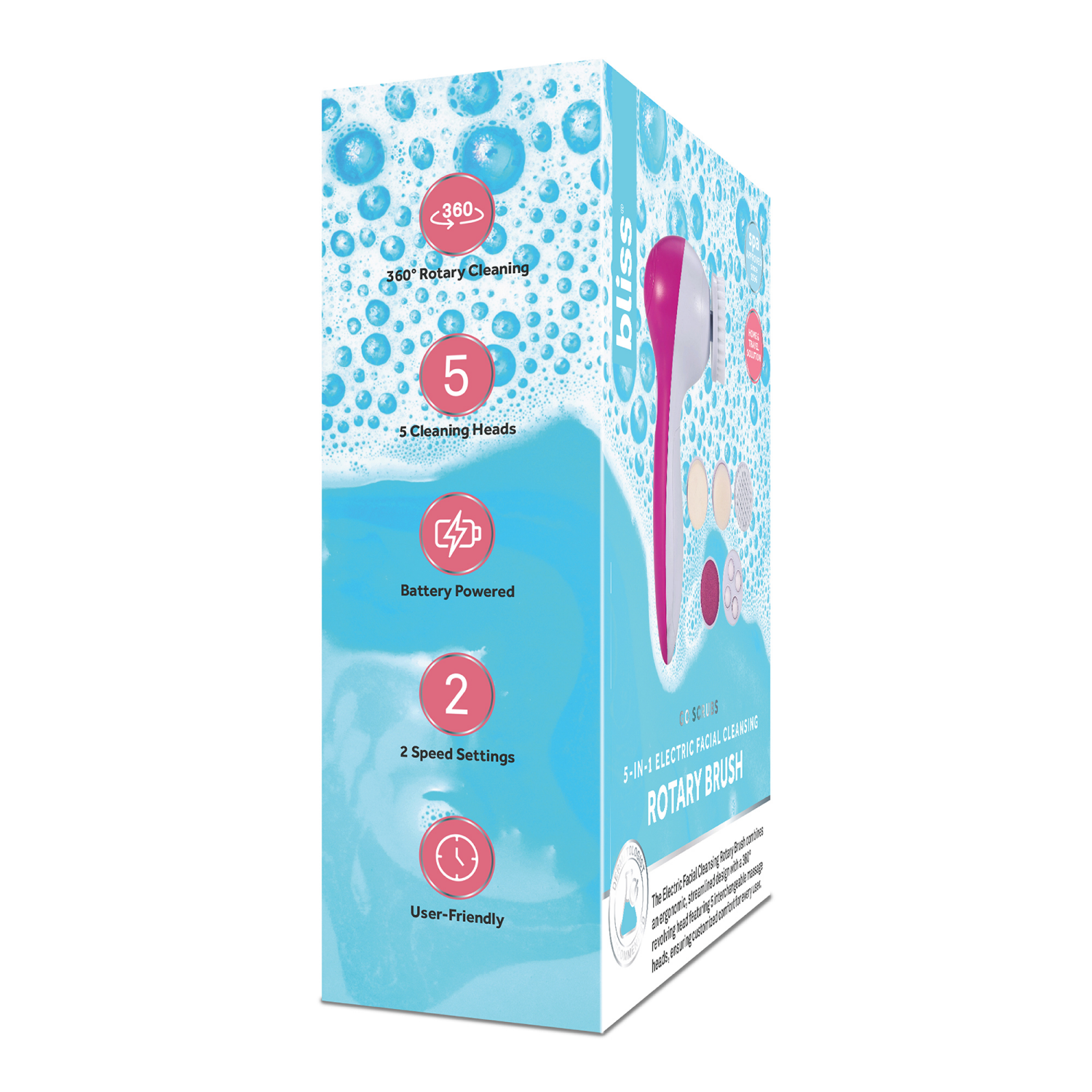 slide 4 of 8, bliss Skin Cleanser Electric Count 1, 1 ct