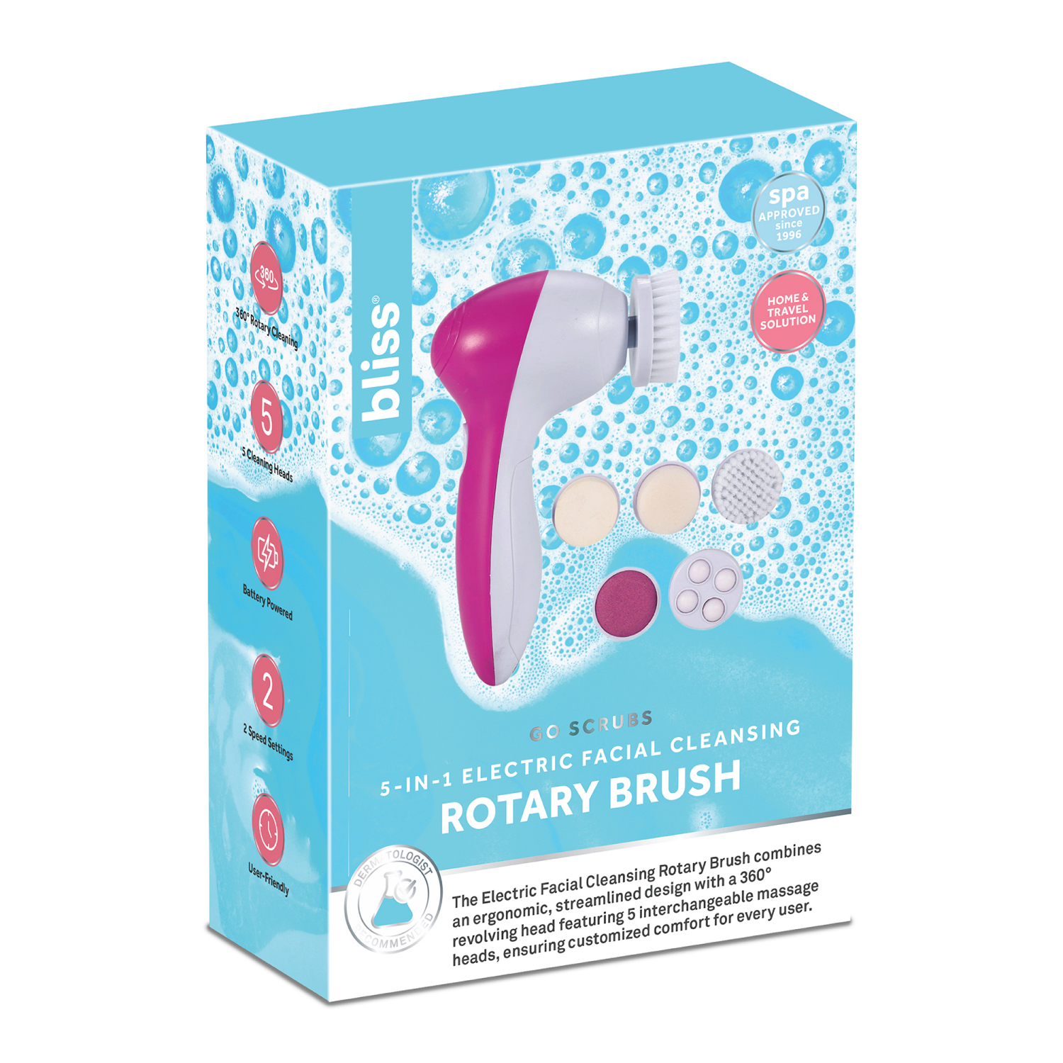 slide 6 of 8, bliss Skin Cleanser Electric Count 1, 1 ct