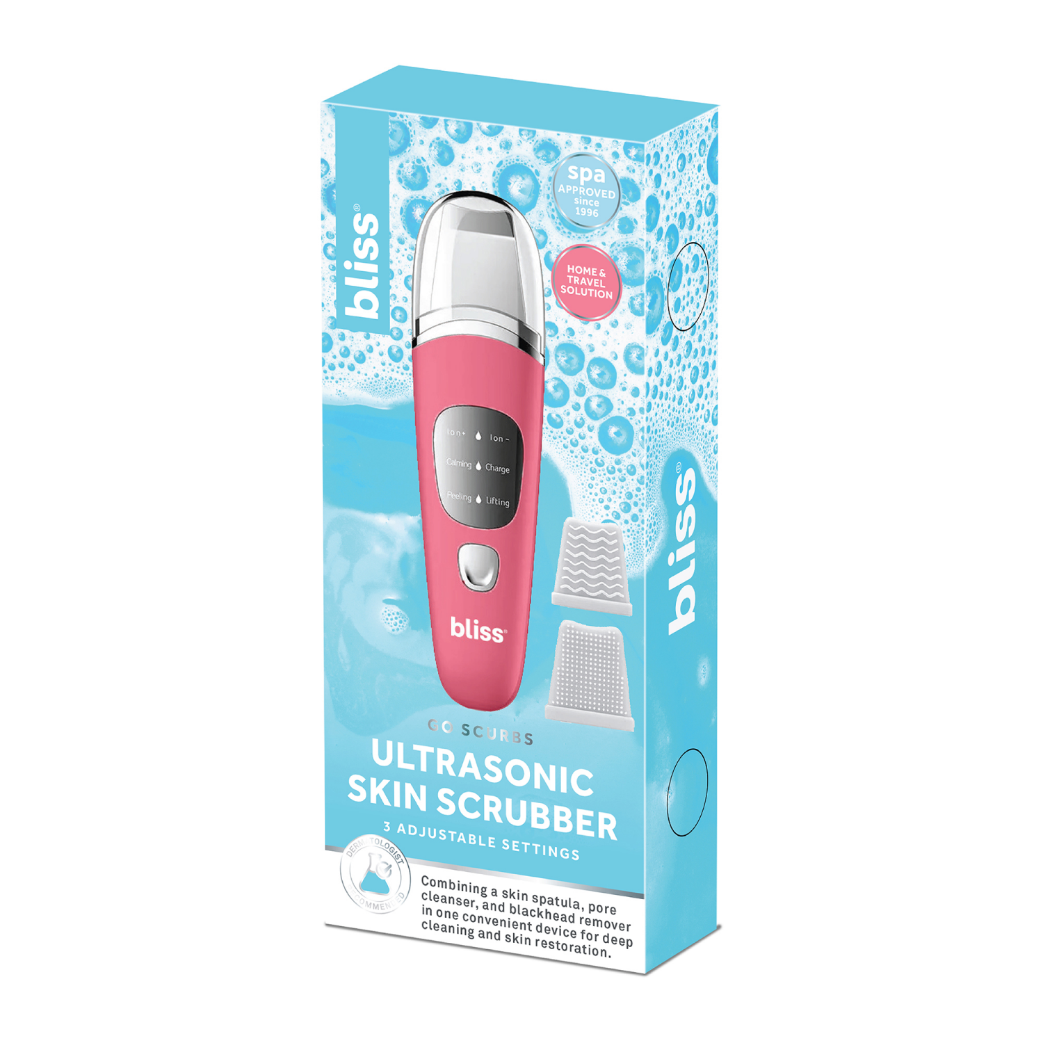 slide 7 of 8, bliss Ultrasonic Skin Spatula Scrubber Count 1, 1 ct