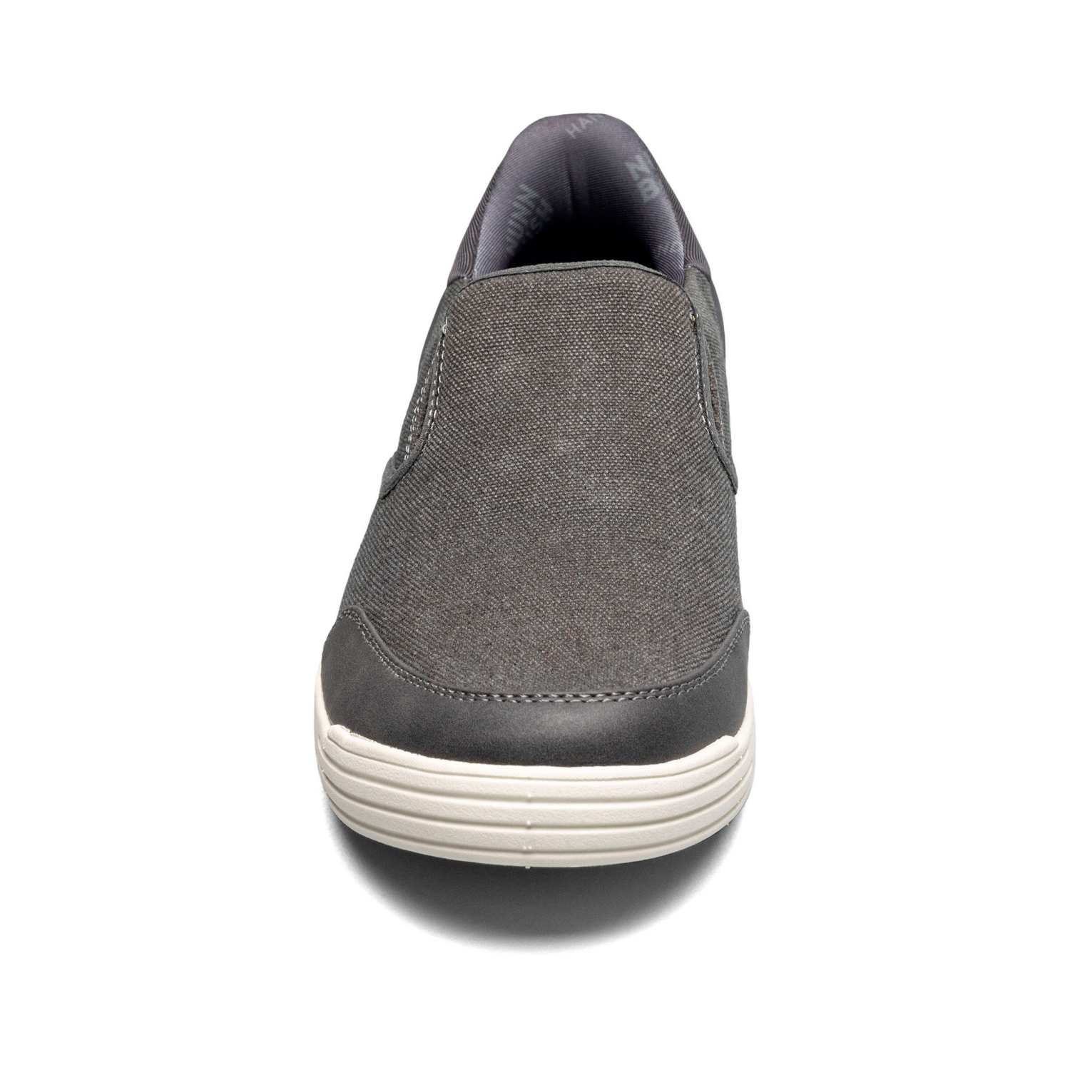 slide 1 of 8, Nunn Bush Men's Kore City Walk EZ Canvas, Charcoal, Size 10.5, 1 ct