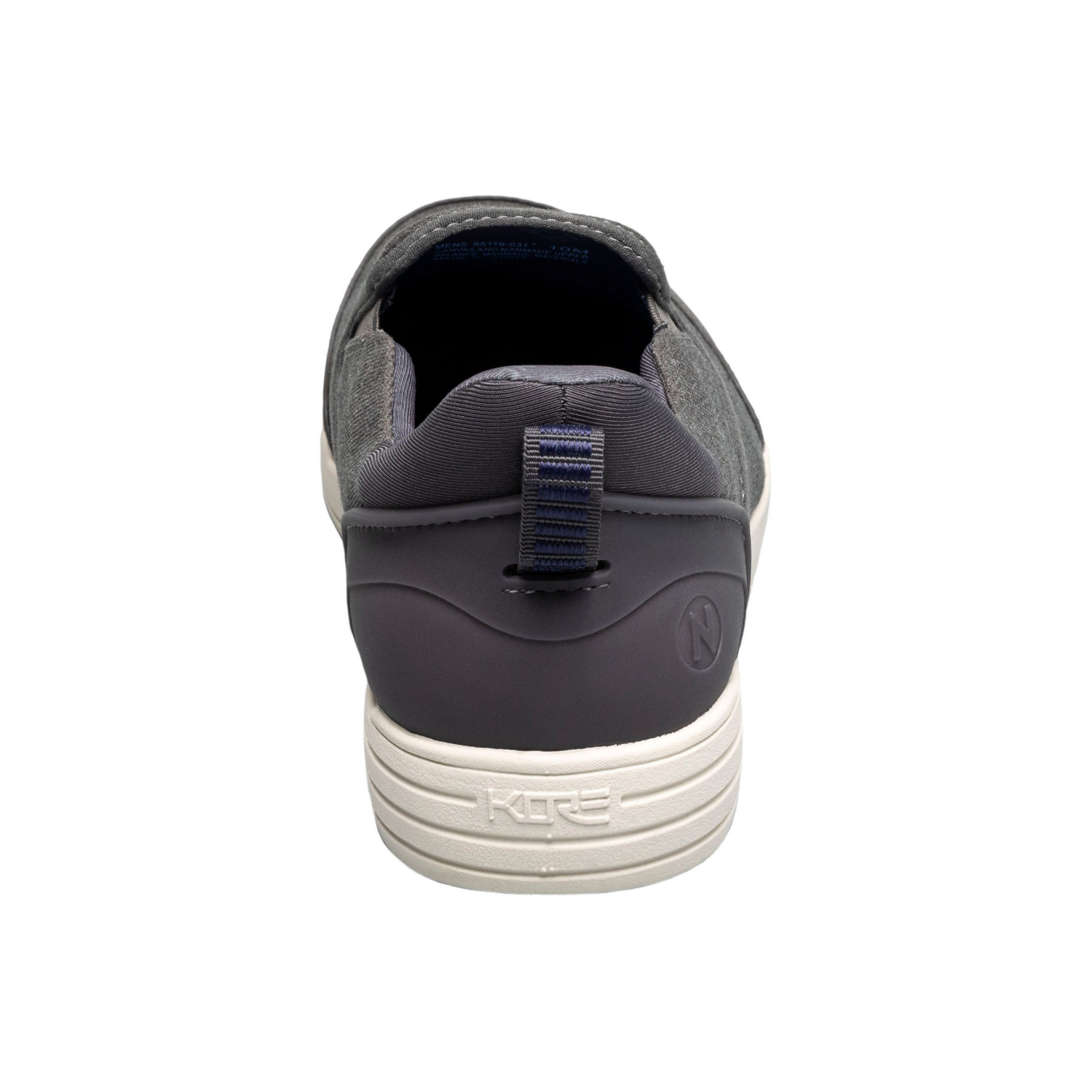 slide 2 of 8, Nunn Bush Men's Kore City Walk EZ Canvas, Charcoal, Size 13, Size 13