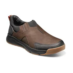 Nunn Bush Men's Sedona Ez Moc Toe Slip On, Brown, Size 9