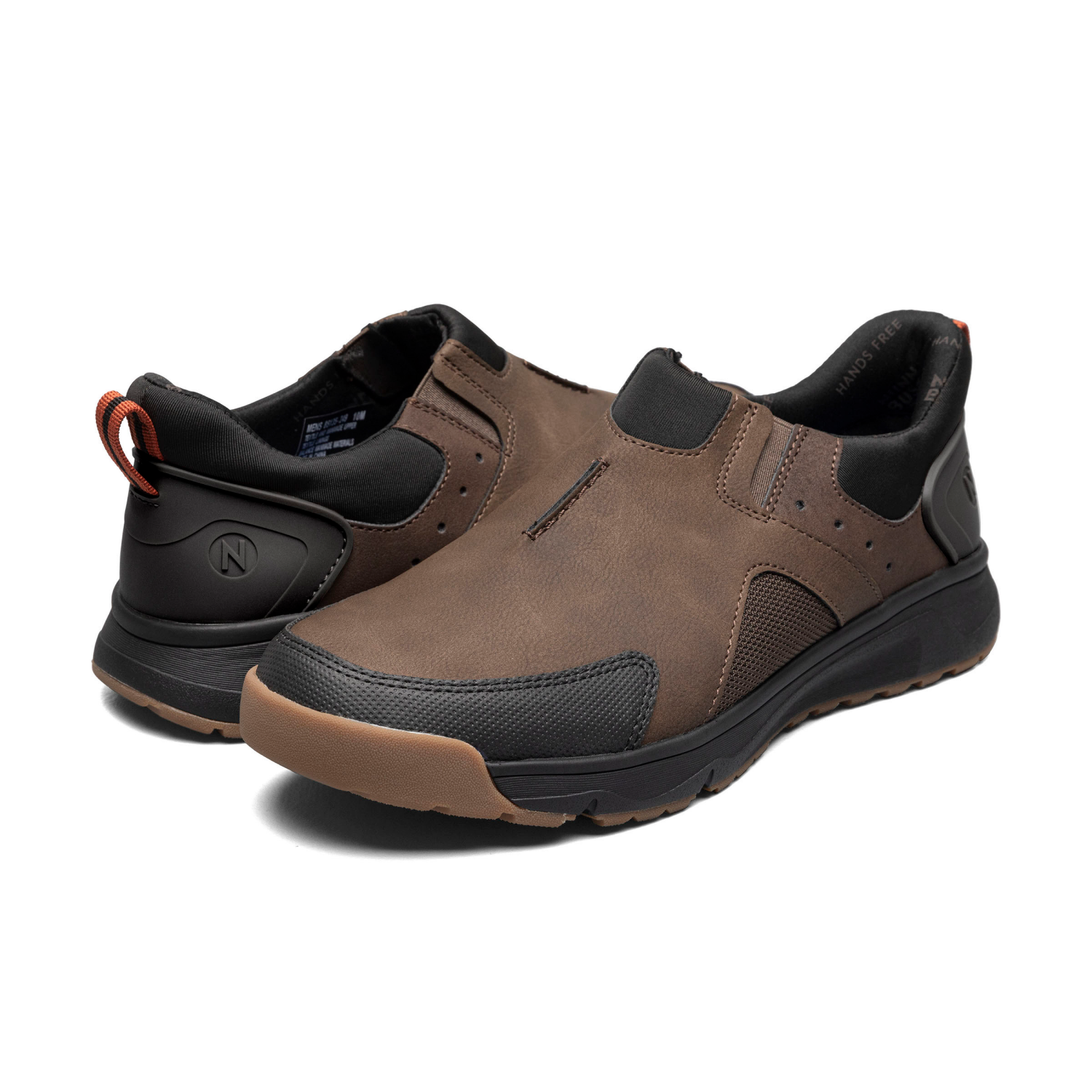 slide 4 of 7, Nunn Bush Men's Sedona EZ Moc Toe Slip On, Brown, Size 10.5, 1 ct