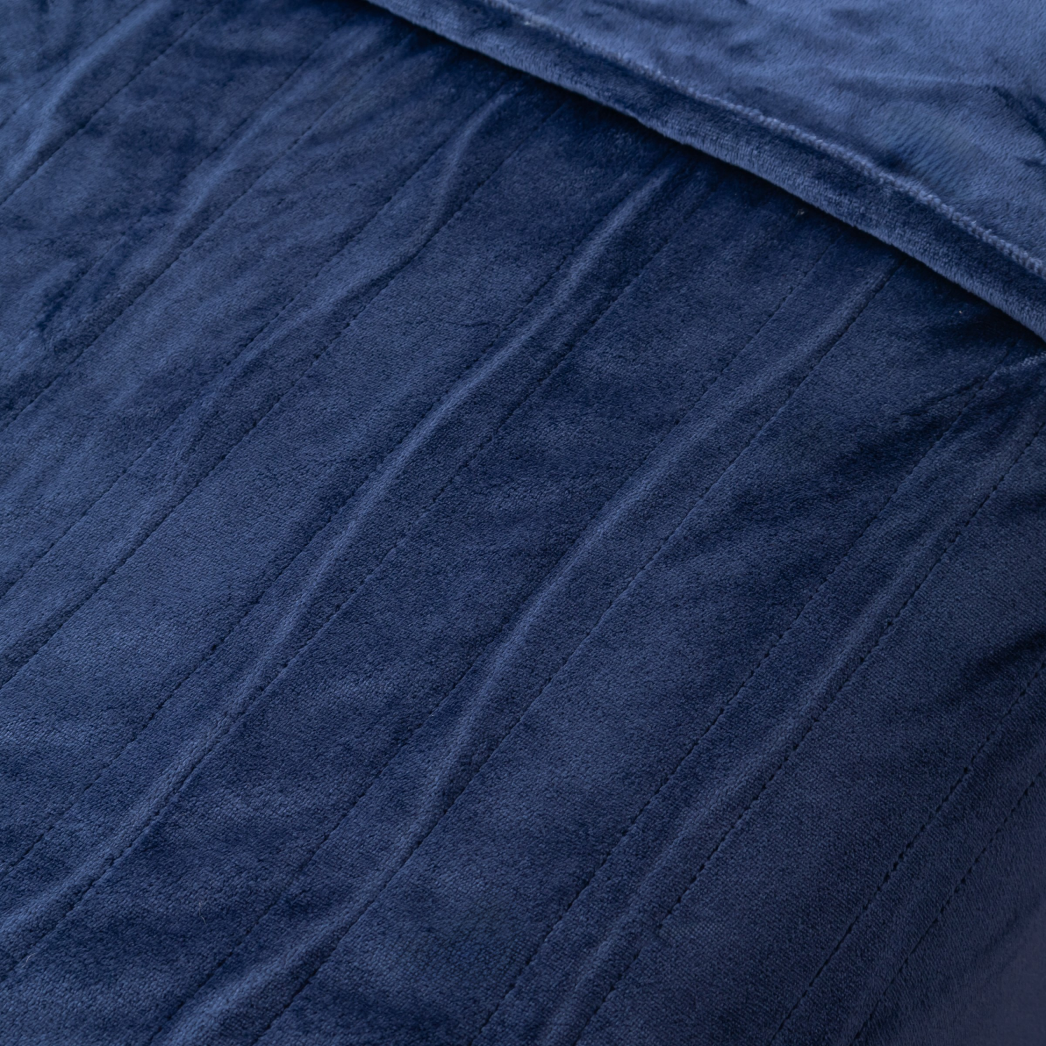 slide 3 of 4, BERKSHIRE BLANKET Berkshire Heated Blanket, Full/Queen, Navy, 1 ct