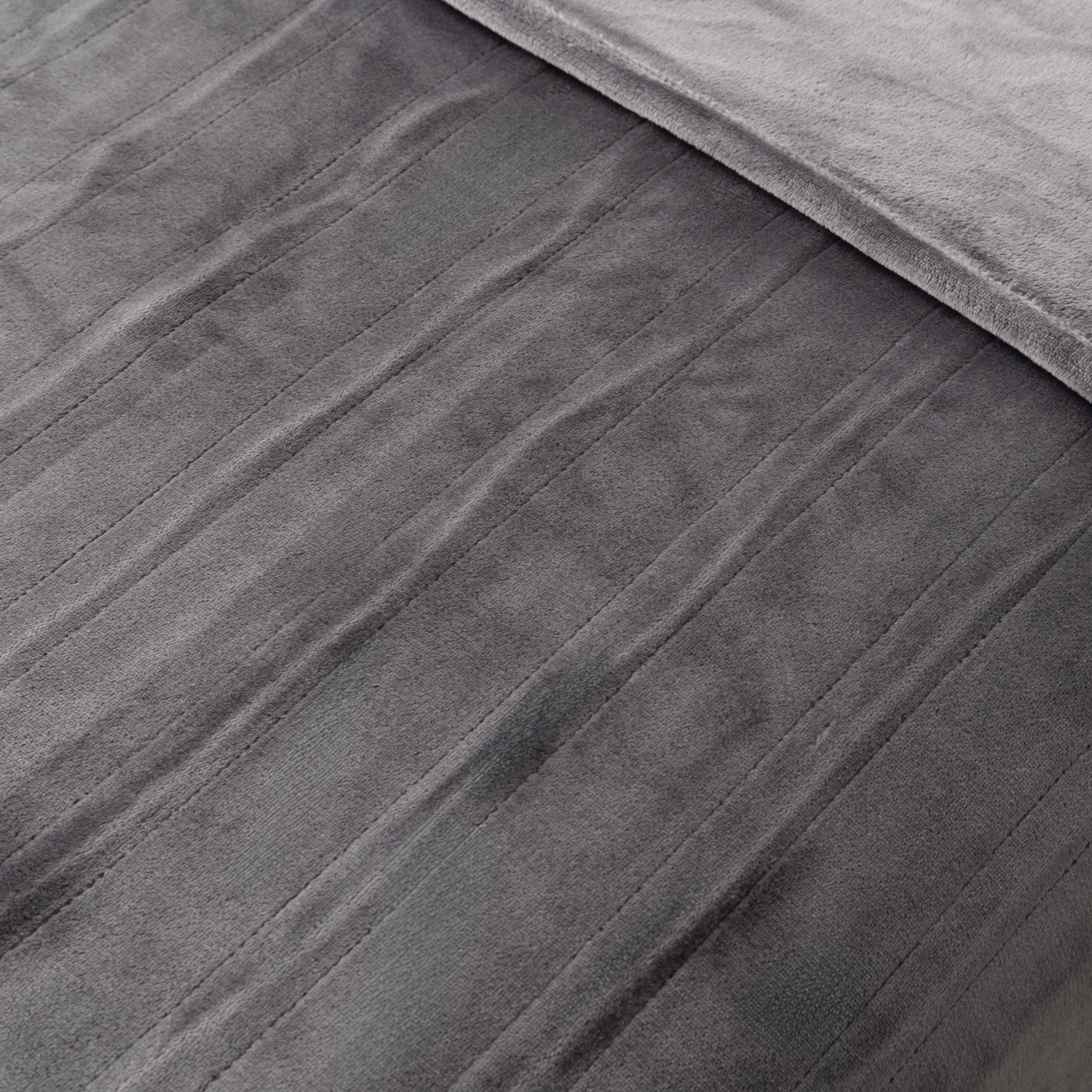 slide 3 of 4, BERKSHIRE BLANKET Berkshire Heated Blanket, Full/Queen, Grey, 1 ct