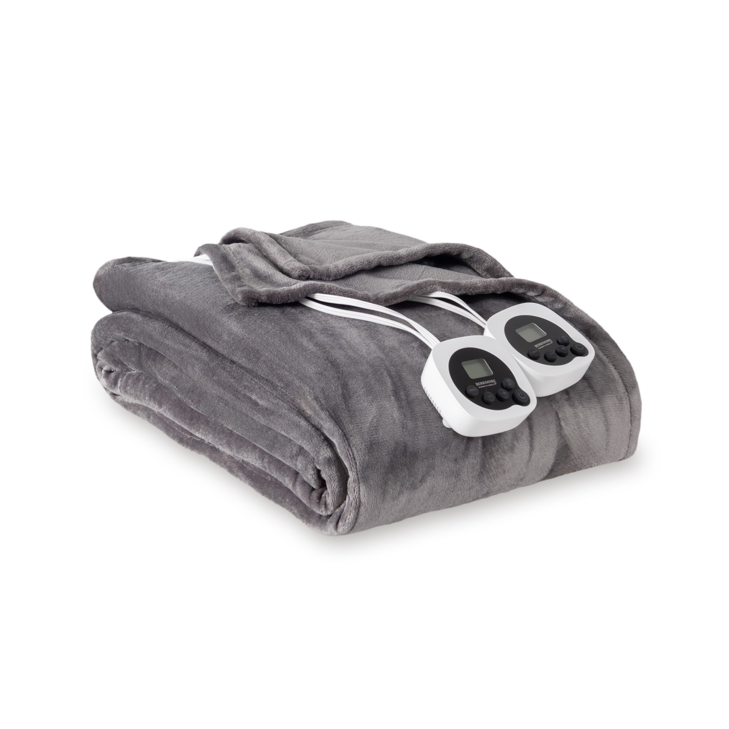 slide 2 of 4, BERKSHIRE BLANKET Berkshire Heated Blanket, King, Grey, 1 ct