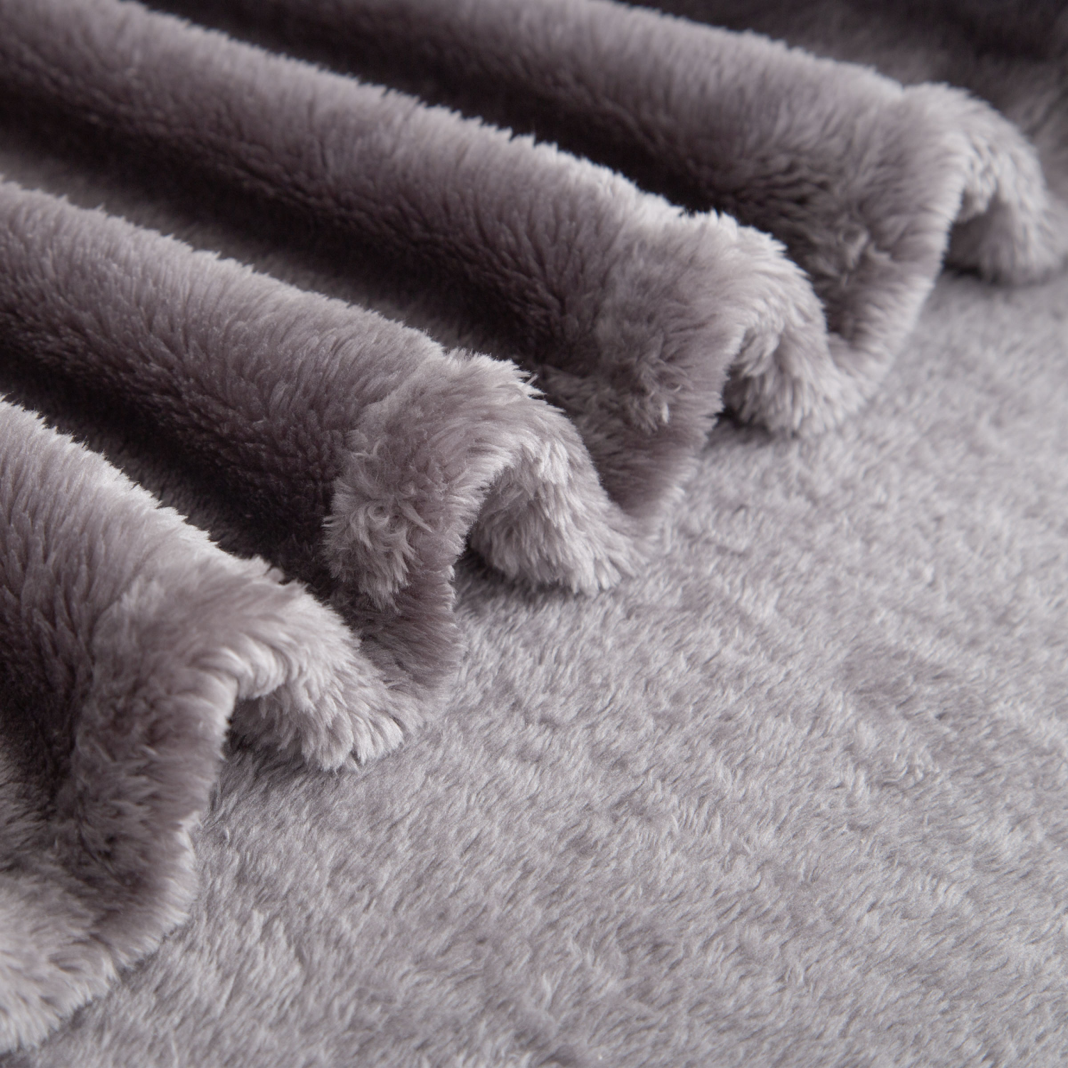 slide 4 of 4, Berkshire Blanket Long Pile Velvetloft Plush, 50 in x 70 in, Castle Rock, 50 in