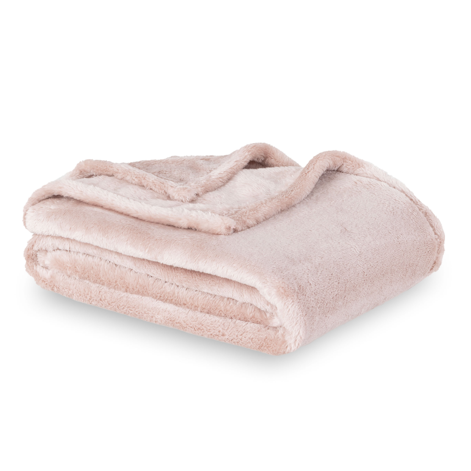 slide 3 of 4, Berkshire Blanket Long Pile Velvetloft Plush, 50 in x 70 in, Warm Taupe, 50 in