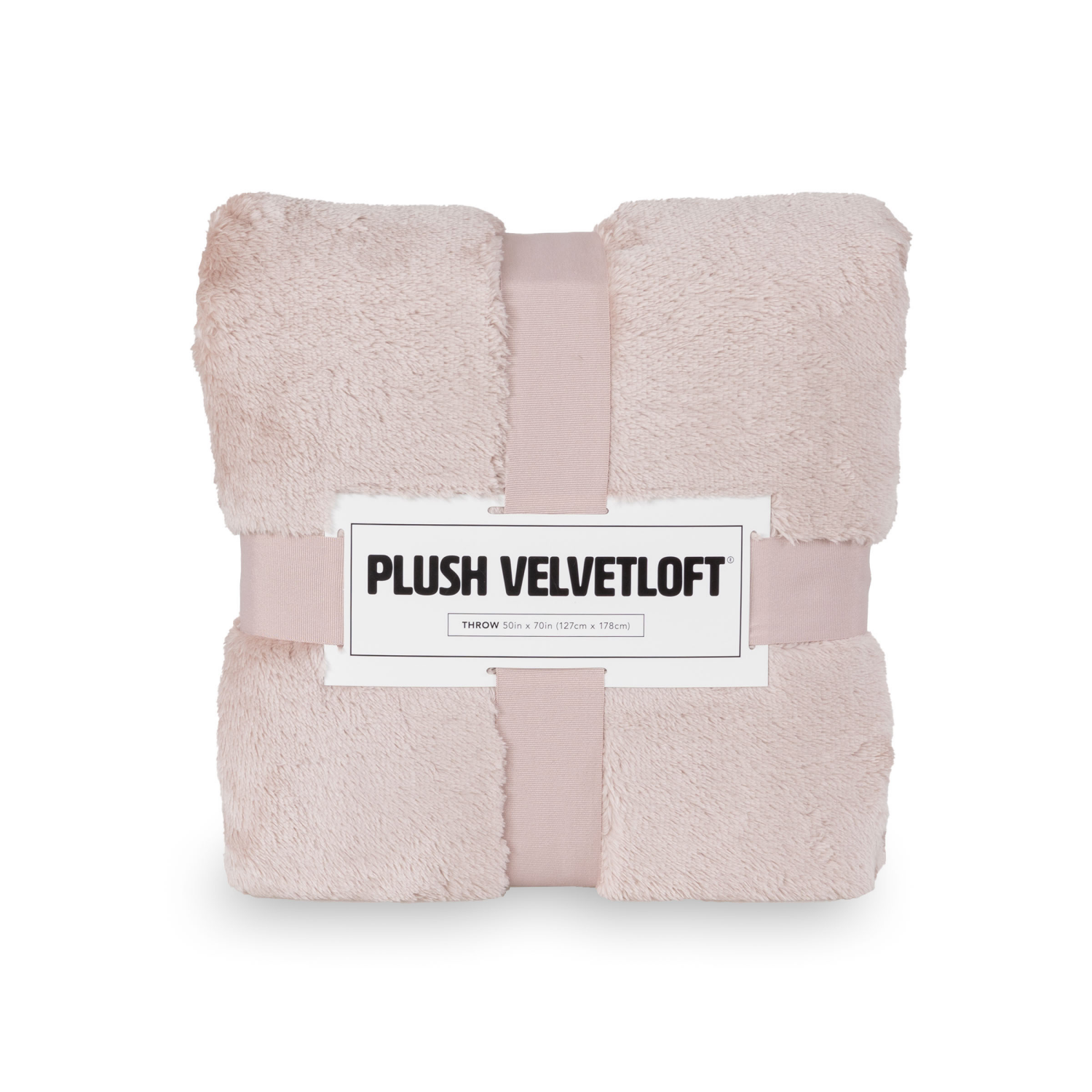 slide 1 of 4, Berkshire Blanket Long Pile Velvetloft Plush, 50 in x 70 in, Warm Taupe, 50 in