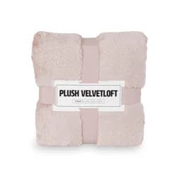 Berkshire Blanket Long Pile Velvetloft Plush, 50 in x 70 in, Warm Taupe