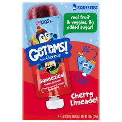 Get'ems Cherry Limeade Squeezies