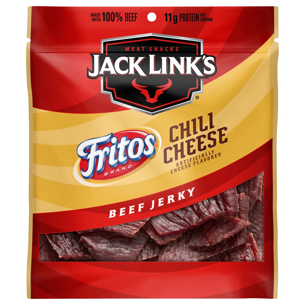 slide 2 of 7, Jack Link's Vegetable Jerky Fritos Chili Cheese Artificially Flavored 2.65 Oz, 1 ct