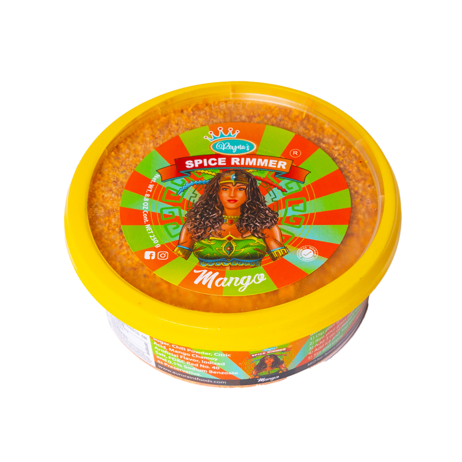 slide 1 of 2, REYNAS Reyna's Spice Rimmer 8.8 oz - Mango, 8.8 oz