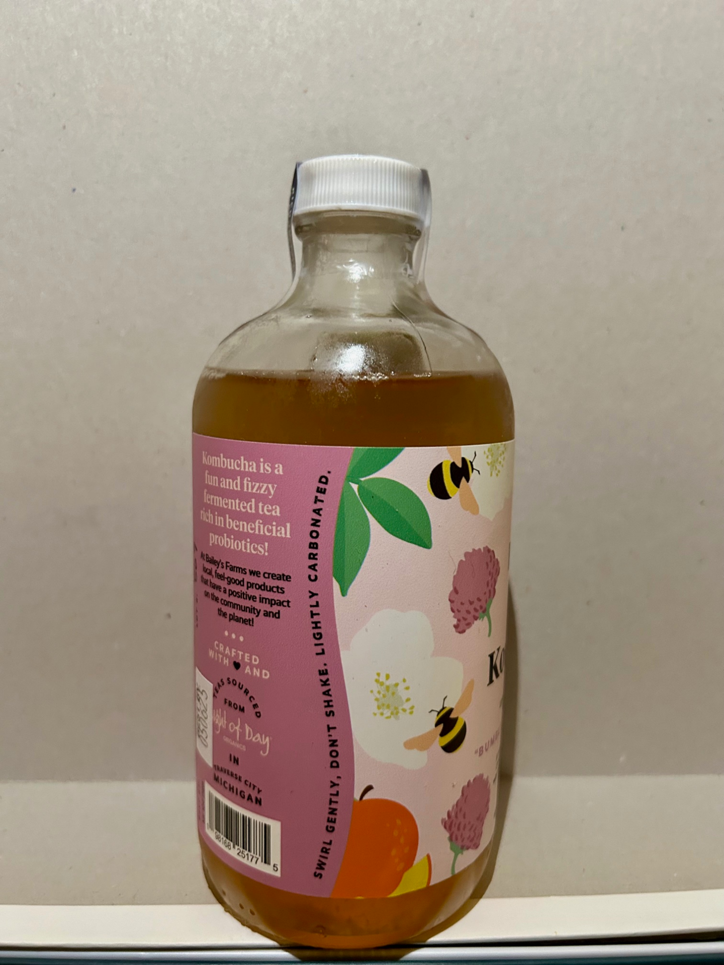 slide 2 of 4, Bailey's Farms Kombucha, Bumble Blossom Jasmine, 16 fl oz, 16 fl oz