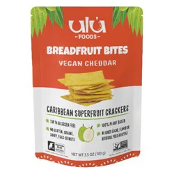 Ulu Foods Breadfruit Bites Vegan Cheddar Crackers