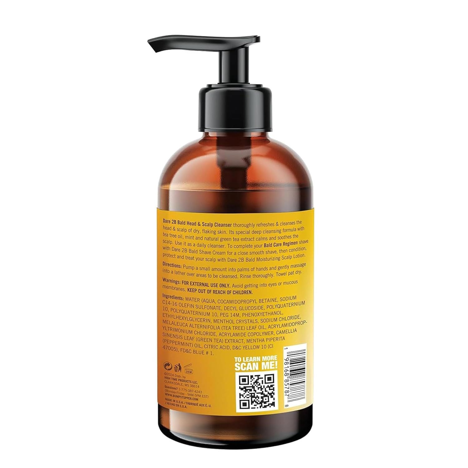 slide 3 of 7, Dare 2B Bald Cleanse & Refresh Head & Scalp Cleanser 8 oz, 8 oz