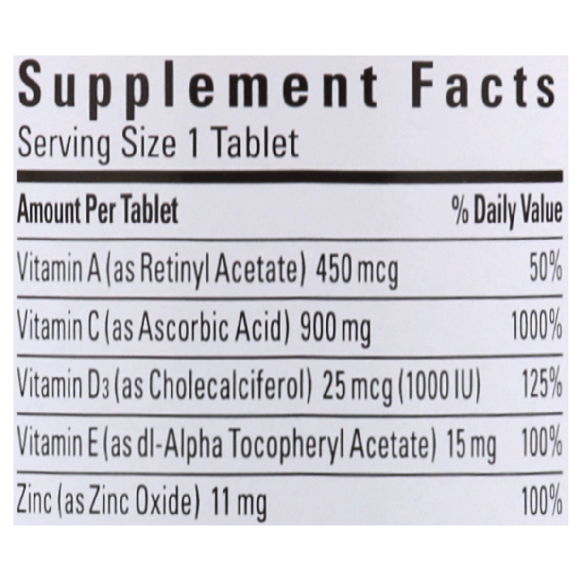 slide 5 of 12, Nature Made Super C with Vitamin D3 and Zinc, Dietary Supplement for Immune Support, 60 Tablets, 60 Day Supply, 60 ct