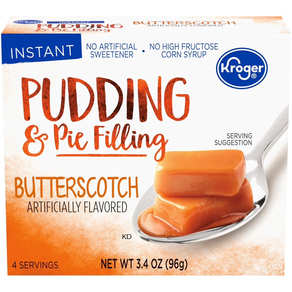 slide 3 of 3, Kroger Butterscotch Pudding & Pie Filling, 3.4 oz