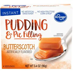 Kroger Butterscotch Pudding & Pie Filling