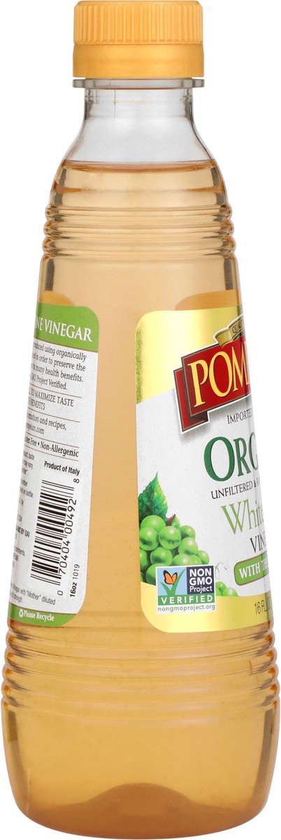 slide 5 of 9, Pompeian 16 oz Pompeian Organic White Wine Vinegar, 16 fl oz
