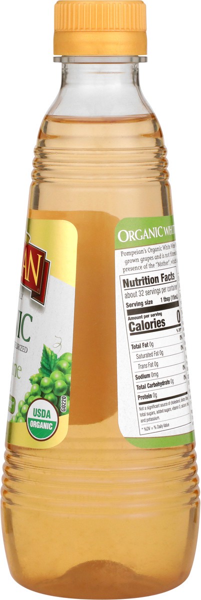 slide 6 of 9, Pompeian 16 oz Pompeian Organic White Wine Vinegar, 16 fl oz