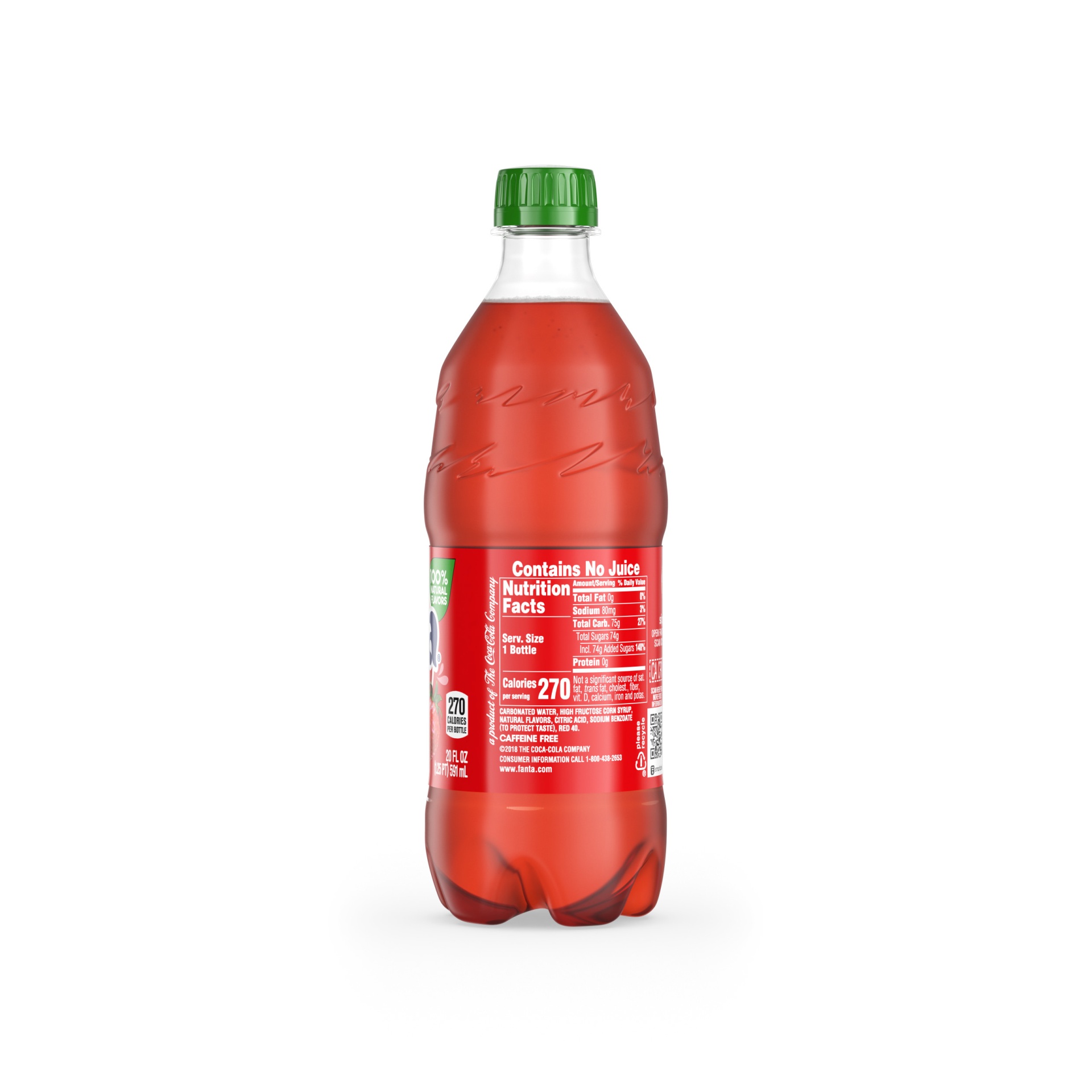 slide 4 of 5, Fanta Strawberry Soda Bottle, 20 fl oz, 20 fl oz
