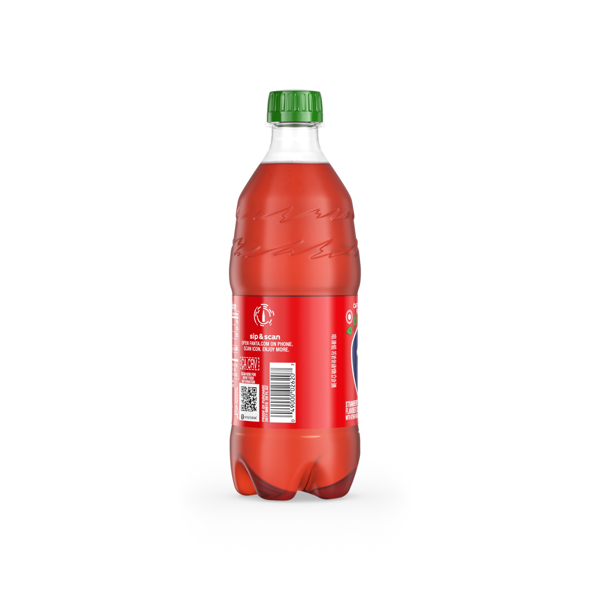 slide 5 of 5, Fanta Strawberry Soda Bottle, 20 fl oz, 20 fl oz
