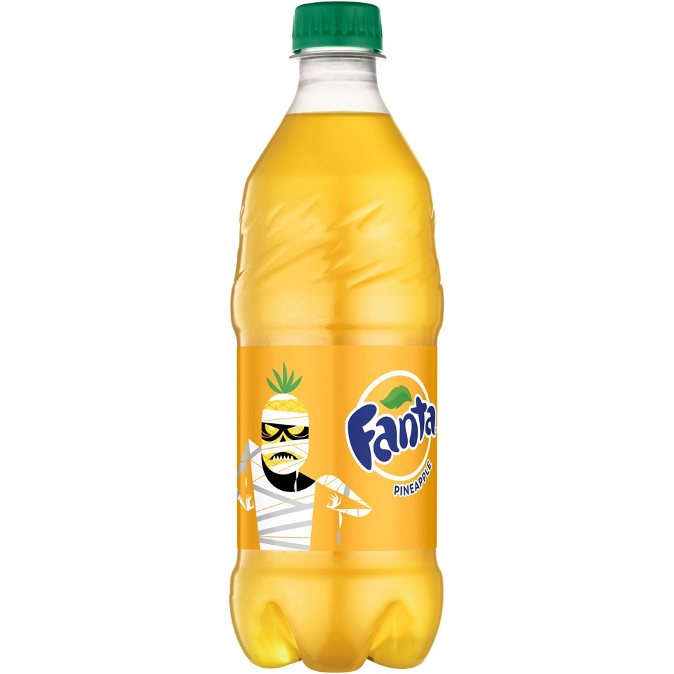 slide 2 of 6, Fanta Pineapple Soda Bottle, 20 fl oz, 20 fl oz