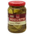 slide 1 of 1, Harris Teeter Pickle Chips - Bread & Butter, 16 oz