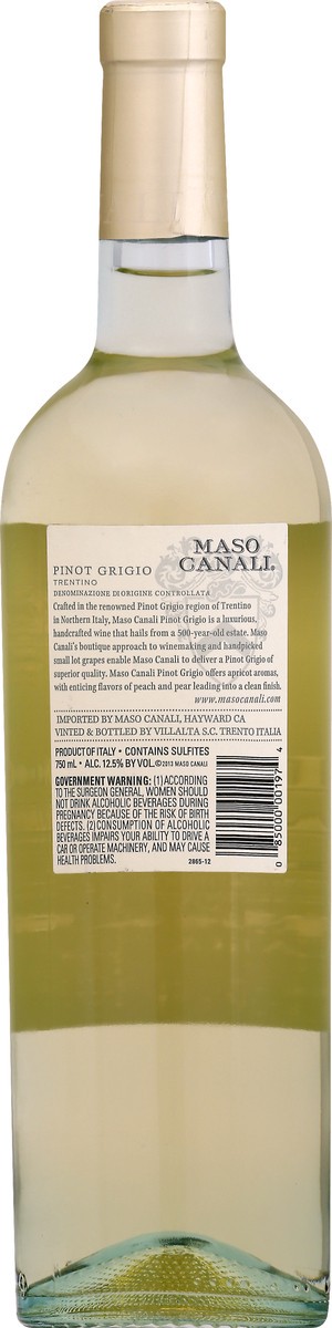 slide 4 of 11, Maso Canali White Wine, 750 ml