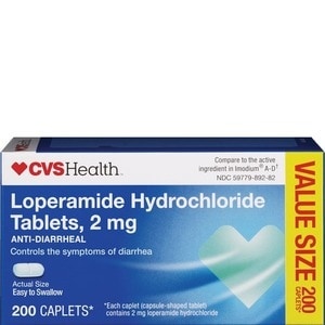 slide 1 of 1, CVS Health Anti-Diarrheal Caplets, 200 ct