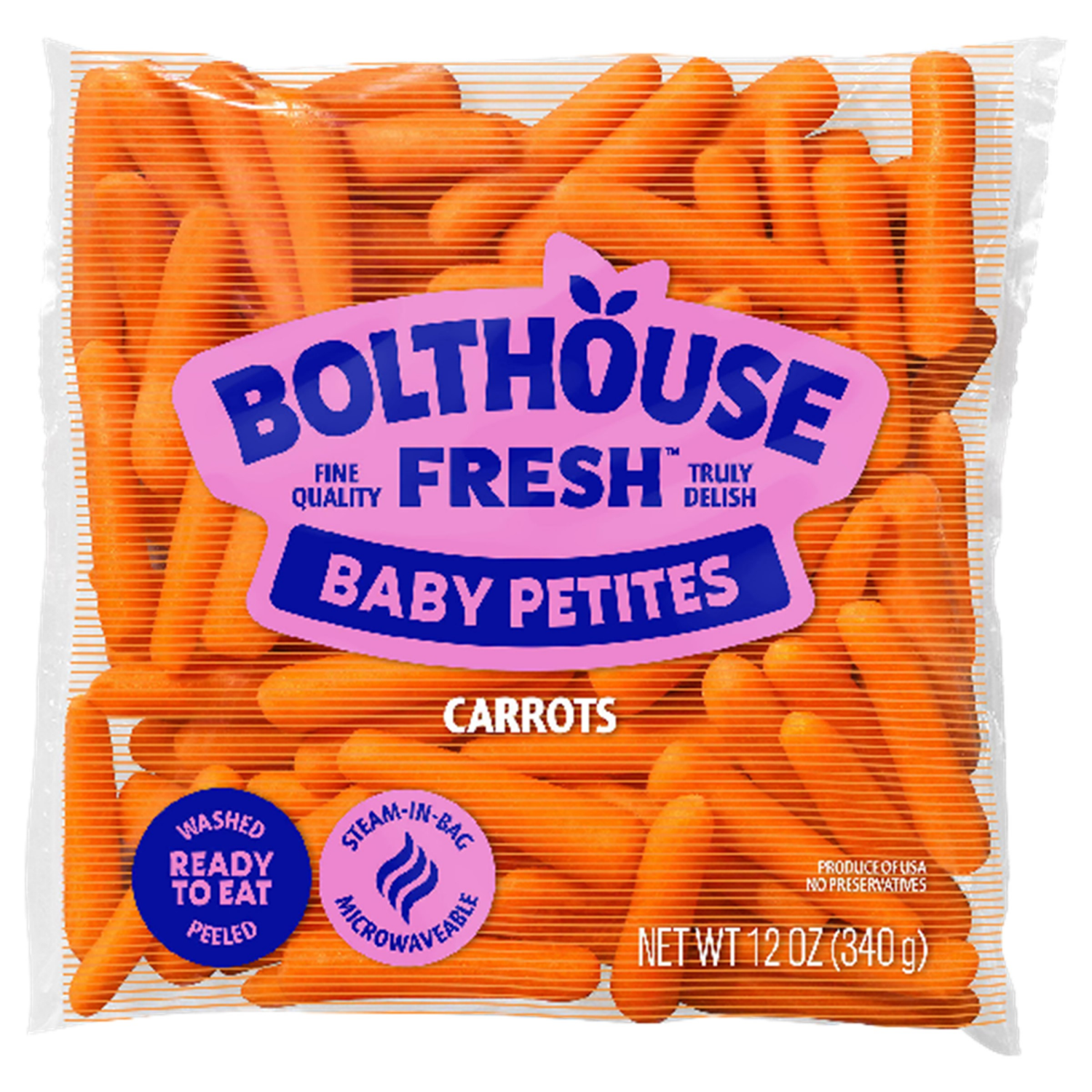 slide 1 of 2, Bolthouse Fresh Baby Petite Carrots, 12 oz, 12 oz