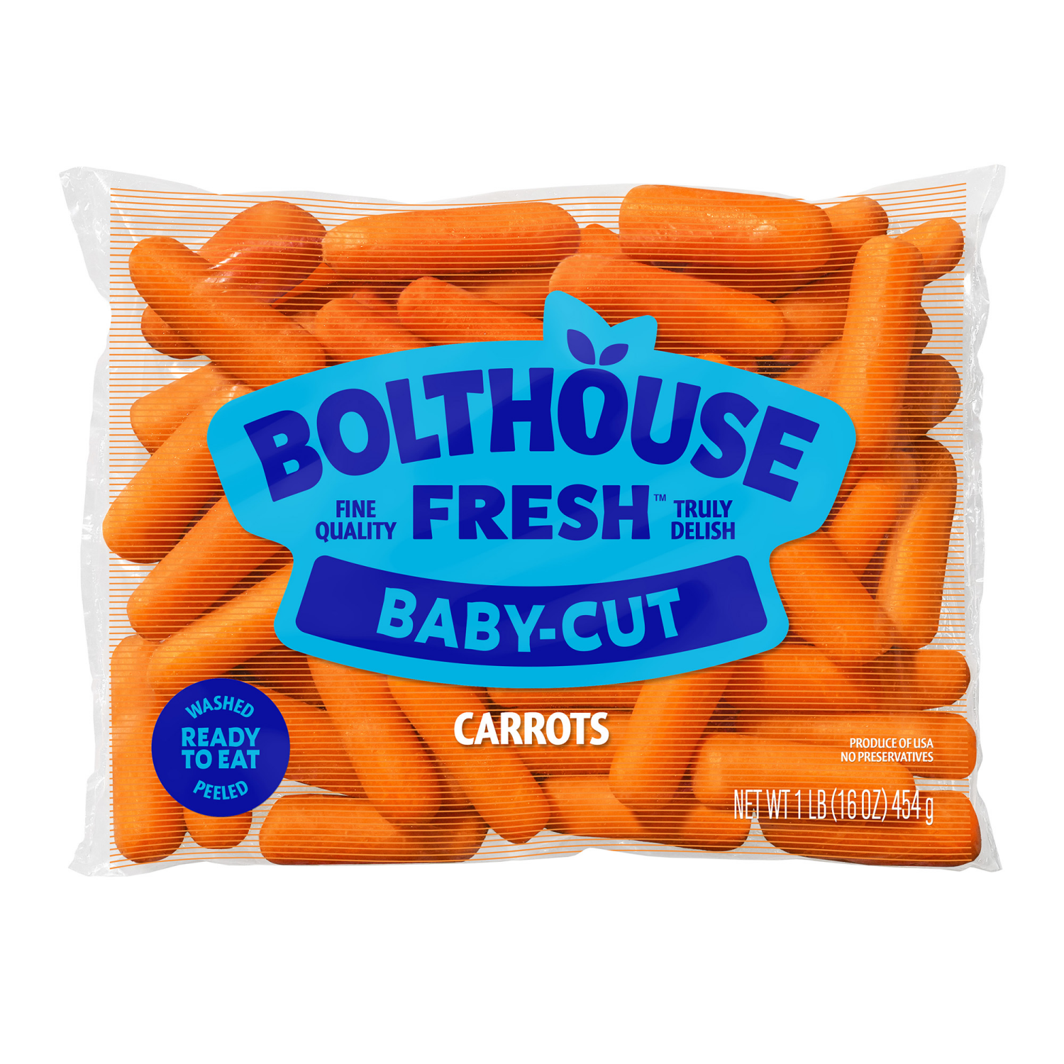 slide 1 of 2, Bolthouse Fresh Baby-Cut Carrots, 1 lb, 1 lb