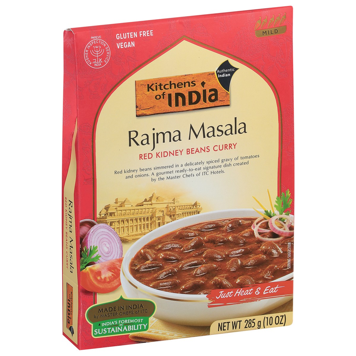 slide 7 of 11, Kitchens of India Mild Rajma Masala Red Kidney Beans Curry 10 oz, 10 oz