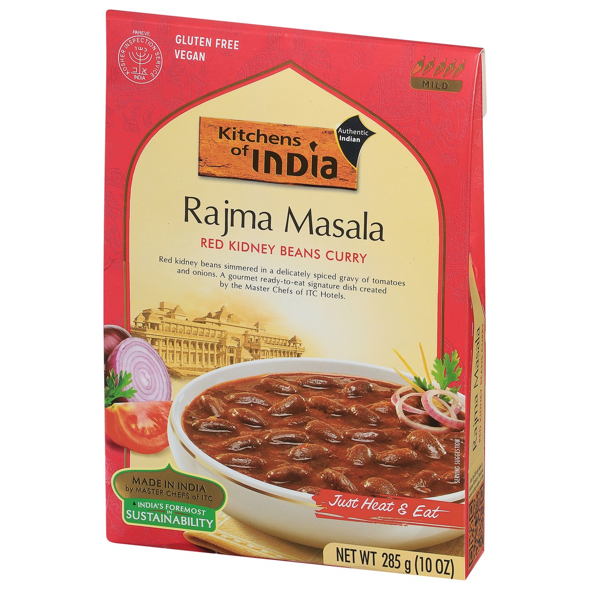 slide 6 of 11, Kitchens of India Mild Rajma Masala Red Kidney Beans Curry 10 oz, 10 oz