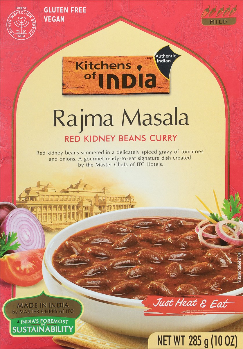 slide 11 of 11, Kitchens of India Mild Rajma Masala Red Kidney Beans Curry 10 oz, 10 oz