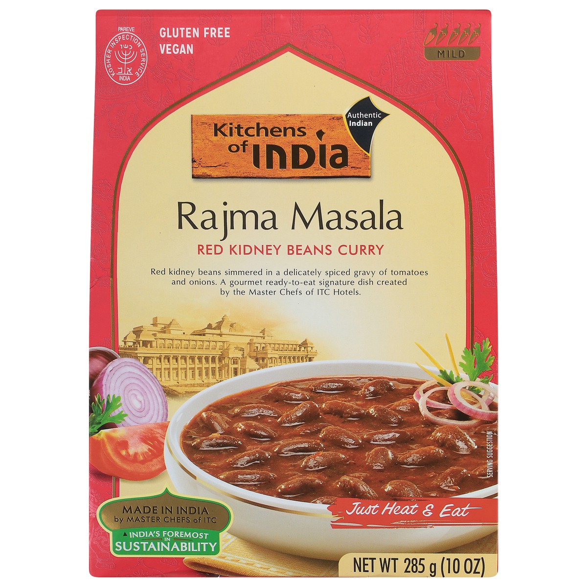 slide 5 of 11, Kitchens of India Mild Rajma Masala Red Kidney Beans Curry 10 oz, 10 oz