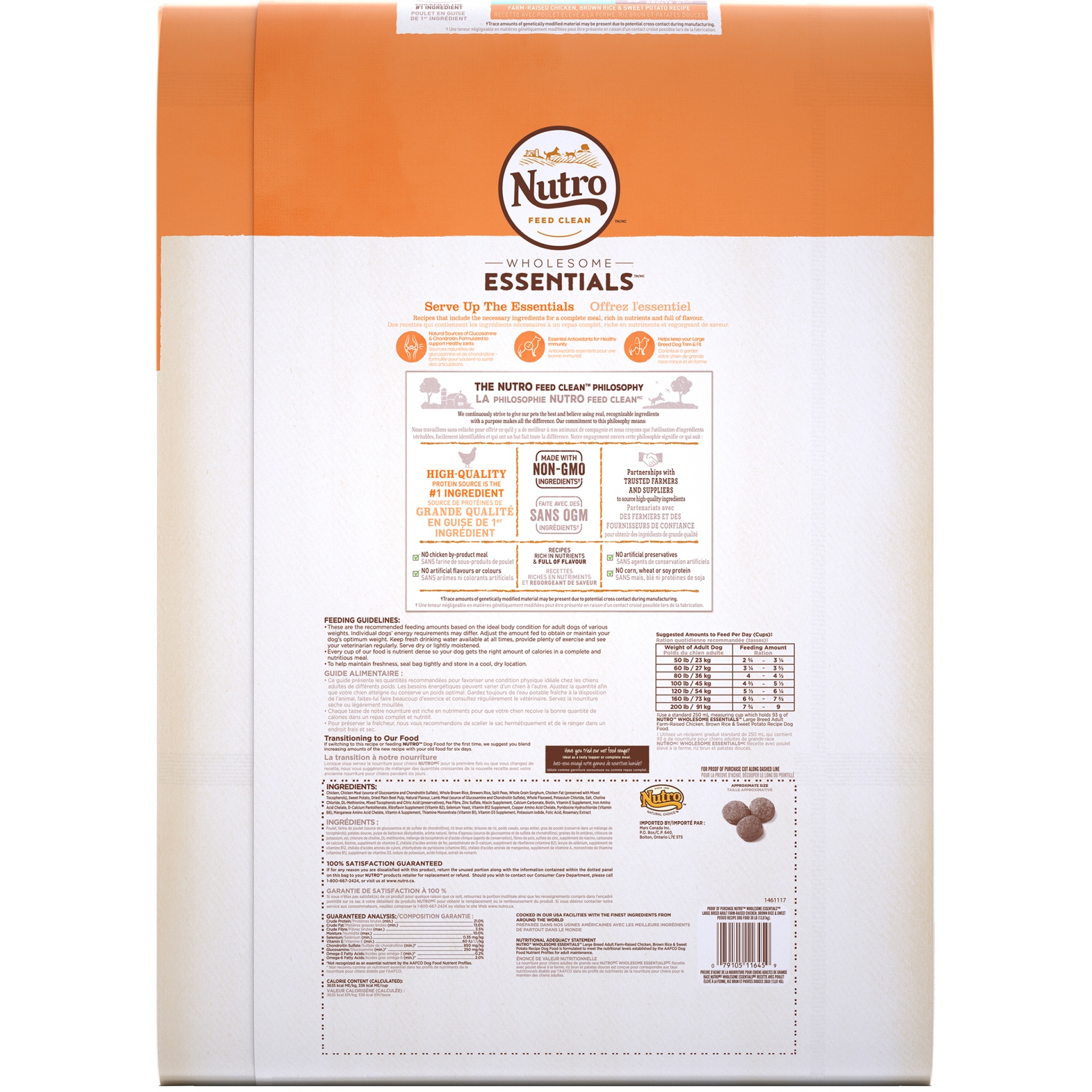 slide 7 of 10, Nutro Wholesome Essentials Large Breed Adult Chicken & Rice Dry Dog Food, 30 lb