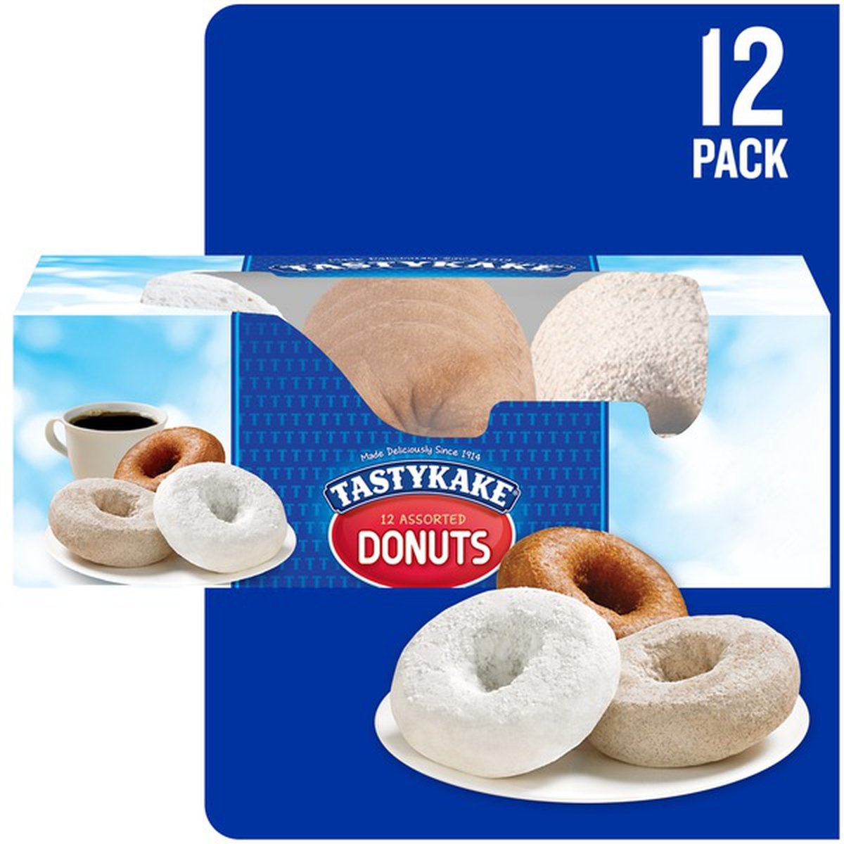 slide 1 of 1, Tastykake Assorted Donuts, 18 oz
