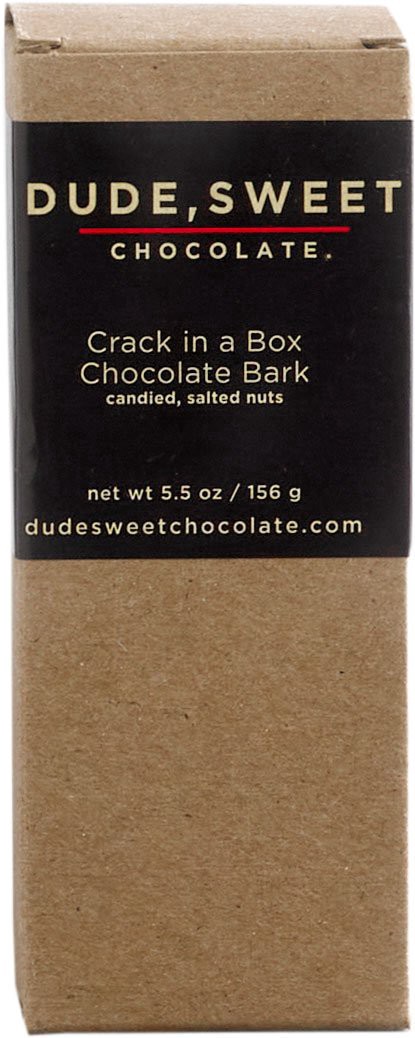 slide 1 of 1, Dude, Sweet Crack in a Box Chocolate Bark, 5.5 oz